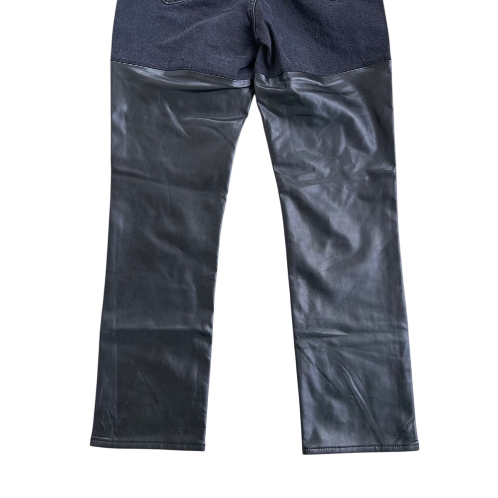 Abercrombie & Fitch Women’s Black Denim ‘90s Straight Leg Ultra High Rise Jeans - Picture 8 of 9